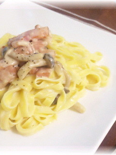 簡単ランチ*クリームパスタ*-レシピのメイン写真