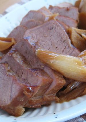 甘辛い味でごはんが進む！簡単な煮豚-レシピのメイン写真
