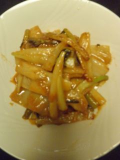 シンプル・山うどの味噌炒め!-レシピのメイン写真