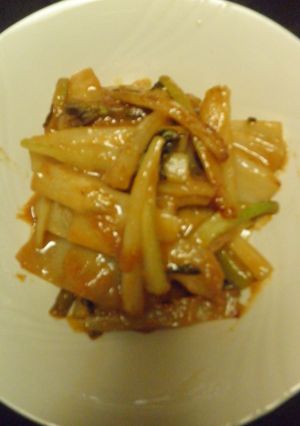 シンプル・山うどの味噌炒め！-レシピのメイン写真