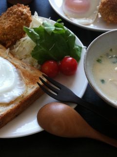 残ったお味噌汁で朝ごはんはスープに-レシピのメイン写真