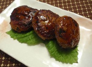 鶏（ターキー）ひき肉の照り焼きハンバーグ-レシピのメイン写真
