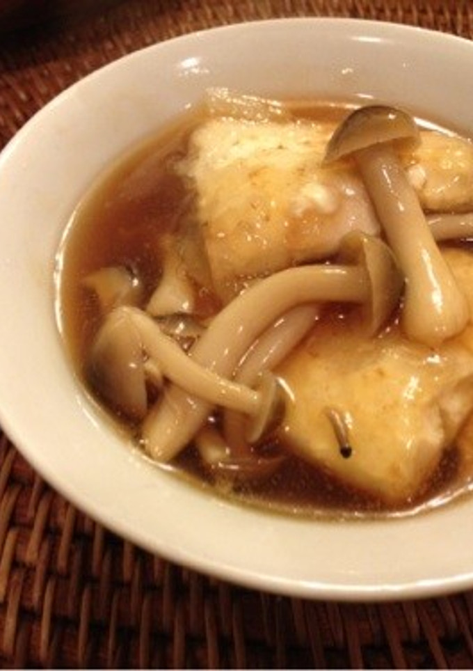 『とろーりあんかけ 揚げ出し豆腐』-レシピのメイン写真