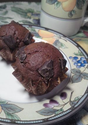ホットケーキミックスでチョコマフィン-レシピのメイン写真
