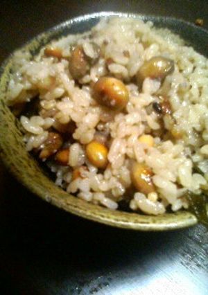 プレ農家めし◆簡単おいしい！大豆ご飯茶飯-レシピのメイン写真
