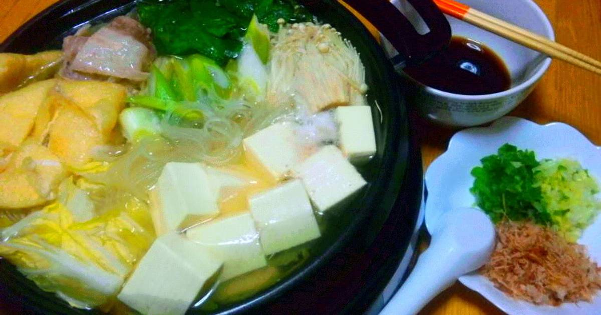 湯豆腐 普通 の 鍋