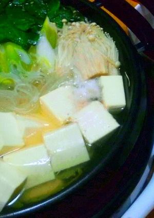 簡単*湯豆腐鍋*-レシピのメイン写真