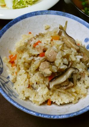 かしわ飯（炊き込み）-レシピのメイン写真