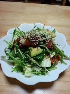 マグロとアボカドのサラダ-レシピのメイン写真
