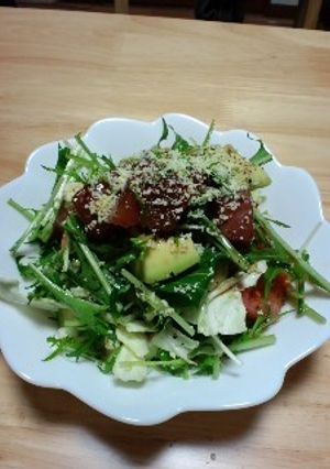 マグロとアボカドのサラダ-レシピのメイン写真