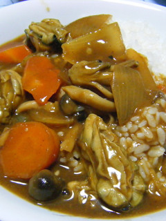 冬の味覚☆牡蠣入りカレー-レシピのメイン写真