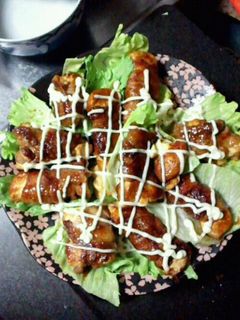 豆腐の肉巻き(焼き肉のタレ使用)-レシピのメイン写真