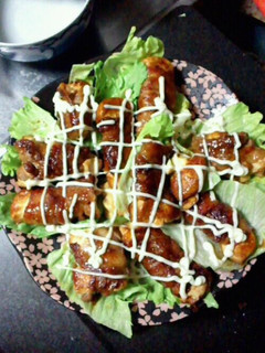 豆腐の肉巻き(焼き肉のタレ使用)-レシピのメイン写真