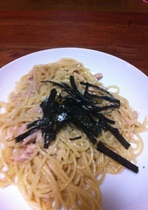 和風クリームパスタ-レシピのメイン写真