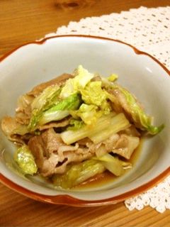 シンプル☆白菜と豚のうま煮☆-レシピのメイン写真