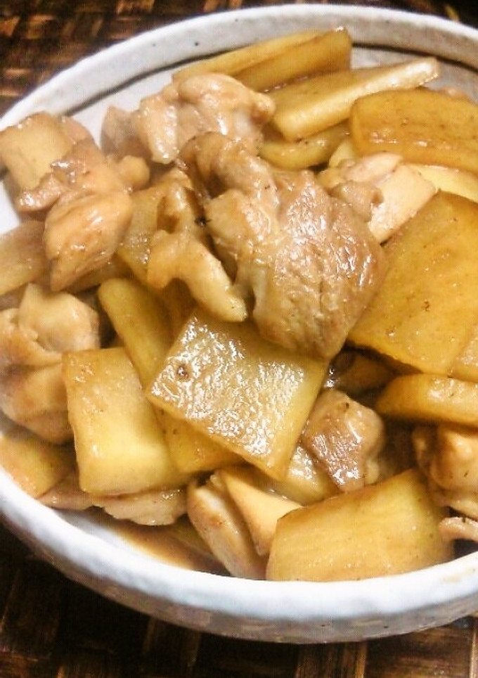 鶏と大根の甘辛炒め煮-レシピのメイン写真
