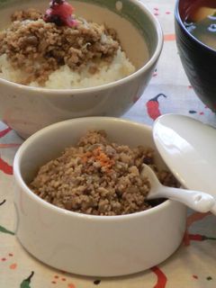 ごぼうが香る✿鶏そぼろ-レシピのメイン写真