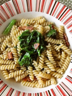 菜花とベーコンのマスタードオイルパスタ-レシピのメイン写真