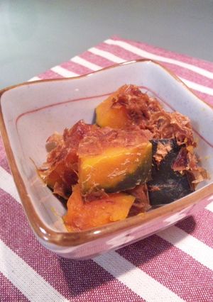 簡単ほくほく☆カボチャのおかか煮-レシピのメイン写真