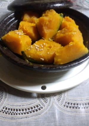 タジン鍋でカボチャの煮物-レシピのメイン写真