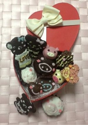 中学生の娘が作った本命手作りチョコプレ-レシピのメイン写真