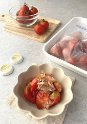 ミニトマト冷凍保存方法＆活用術-レシピのメイン写真