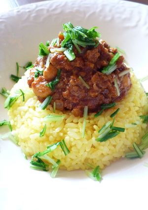 大豆のドライカレーp(＃^▽ﾟ）q-レシピのメイン写真
