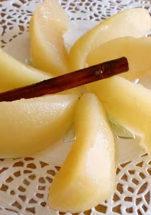 レンジで簡単！リンゴのコンポート-レシピのメイン写真