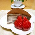 簡単チョコミルクレープ