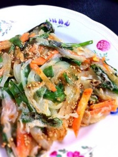 お野菜たっぷりチヂミ☆シラス入り-レシピのメイン写真