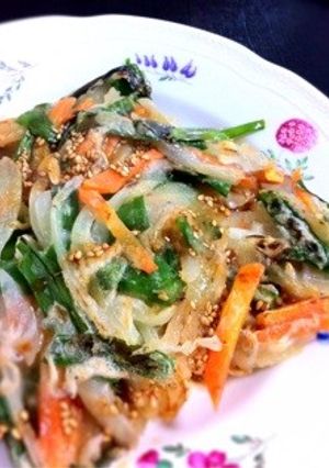 お野菜たっぷりチヂミ☆シラス入り-レシピのメイン写真