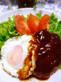 ♫カフェ風ランチロコモコ❤ハンバーグ丼♫-レシピのメイン写真