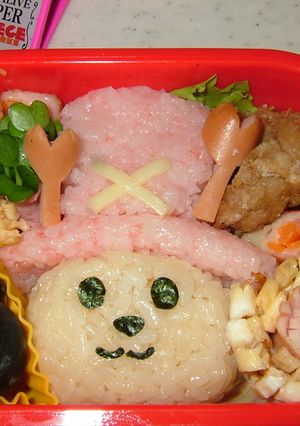 ワンピース☆チョッパーキャラ弁☆-レシピのメイン写真
