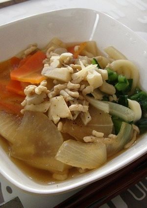 離乳食☆野菜たっぷりうどん☆大人も一緒に-レシピのメイン写真