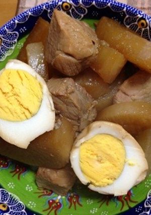 大根と豚かたまり肉のこってりツヤ煮-レシピのメイン写真