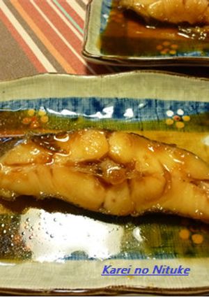 水なし!カレイの煮付け-レシピのメイン写真