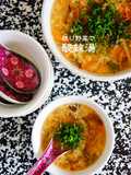 残り野菜で酸辣湯（サンラータン）
