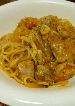 チキンとトマトのパスタ-レシピのメイン写真