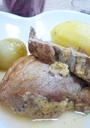 豚ロースマスタード風味煮-レシピのメイン写真