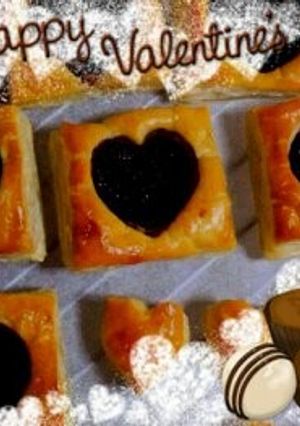 ﾊｰﾄのチョコパイ♡-レシピのメイン写真