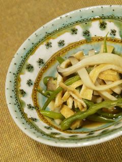 ☆インゲンとエリンギの油揚げ煮-レシピのメイン写真