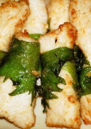 あっさり鶏胸肉の大葉巻き-レシピのメイン写真