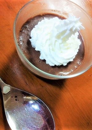 材料３つ!!板チョコで簡単チョコプリン♡-レシピのメイン写真
