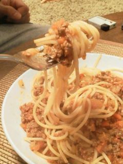 簡単!ミートソースパスタ-レシピのメイン写真