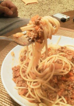 簡単！ミートソースパスタ-レシピのメイン写真