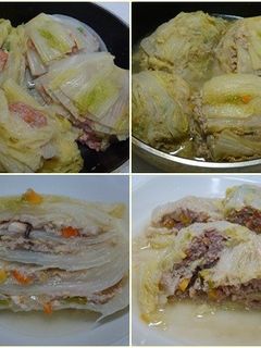 白菜とひき肉の塩麹煮-レシピのメイン写真