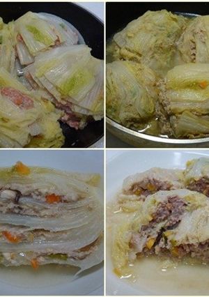 白菜とひき肉の塩麹煮-レシピのメイン写真