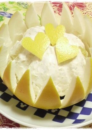 晩白柚(ばんぺいゆ)飾り切り-レシピのメイン写真