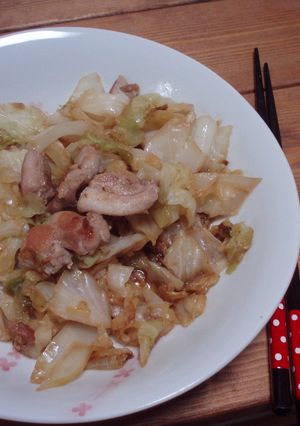 キャベツと鶏肉の蒸し焼き-レシピのメイン写真
