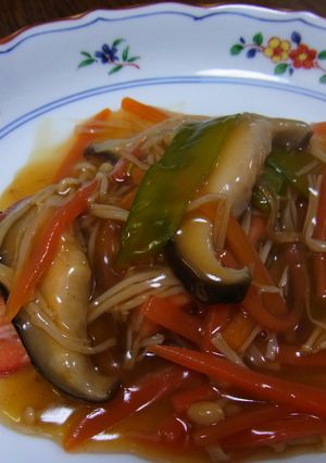 焼き鮭の☆具だくさんとろ～り☆あんかけ-レシピのメイン写真